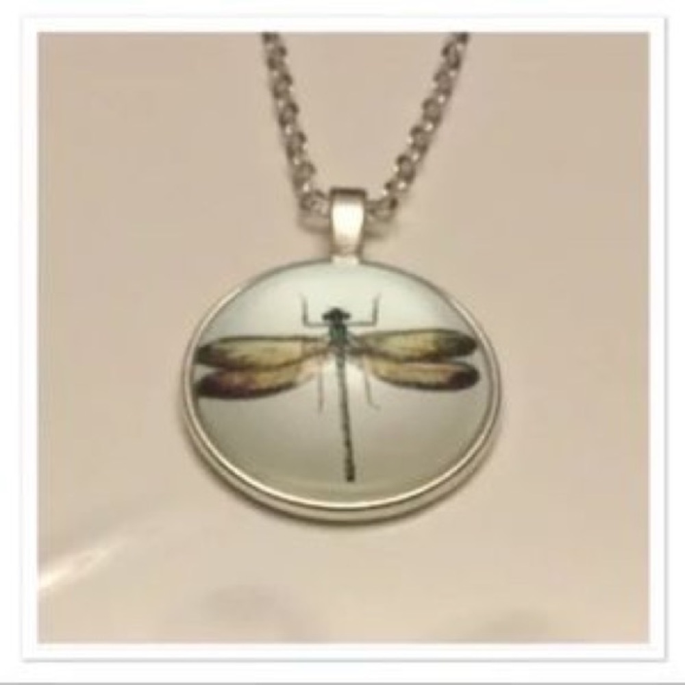 Beautiful Amber Dragonfly Set of Three